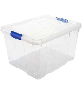 Tradineur - Caja botiquín de plástico con asa y bandeja extraíble, cierres  click, almacenamiento primeros auxilios, fabricado en