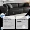 1 set Leather Repair Gel Color Car Repair Scratches Cracks Sofa Auto Seat Leather Complementary Refurbish Cream Repair Paste ﻿ 5