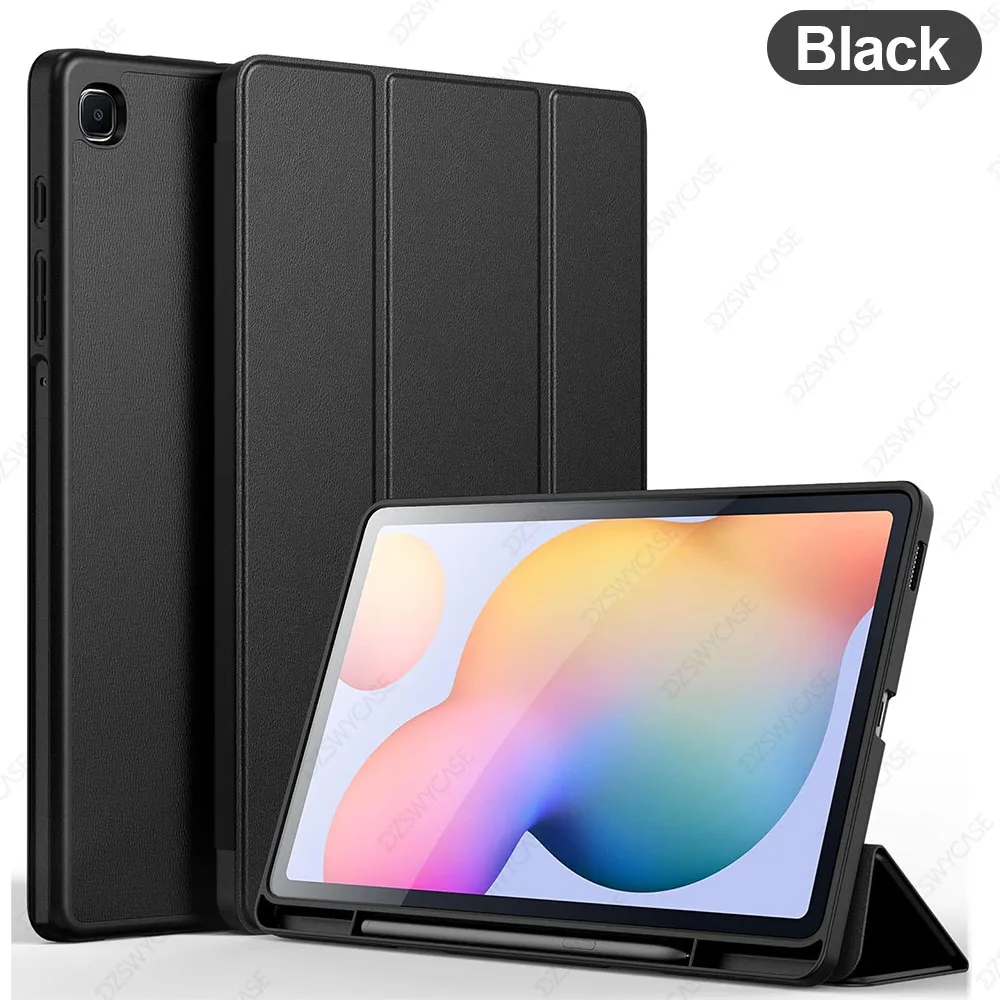 Samsung Galaxy S6 Lite 10.4 inç Tablet için Kalem Tutucu (SM-P620N/P625N/P610N/ P613N/P615N/P619N), Otomatik Uyandırma/Uyku Kapağı