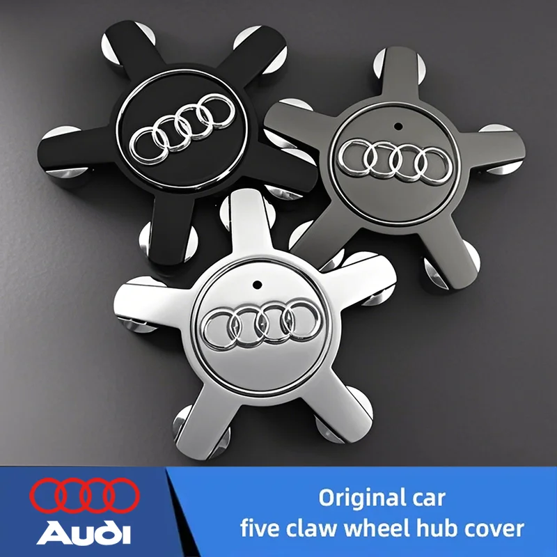 Luxury Car Wheel Hub Cover Set - Sleek Rim Center Cap Decoration Accessories (4 Pieces)