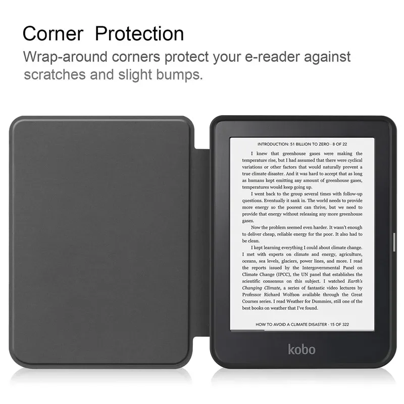 para Kobo Clara 2e 2023 Case Polegada de Couro Magnético Inteligente Ebook Case para Funda Kobo Clara 2e Capa Coque Hoesje Case - Imagem 2