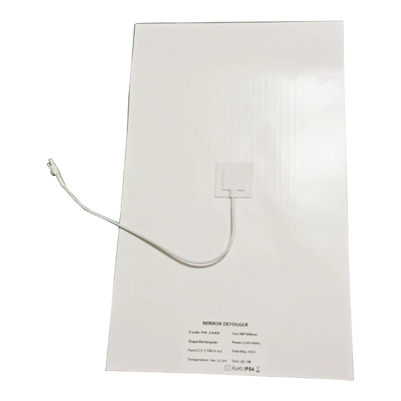 Bathroom Shower Mirror Protective Film Anti Fog Window Electronic Heating Film A0KF 4
