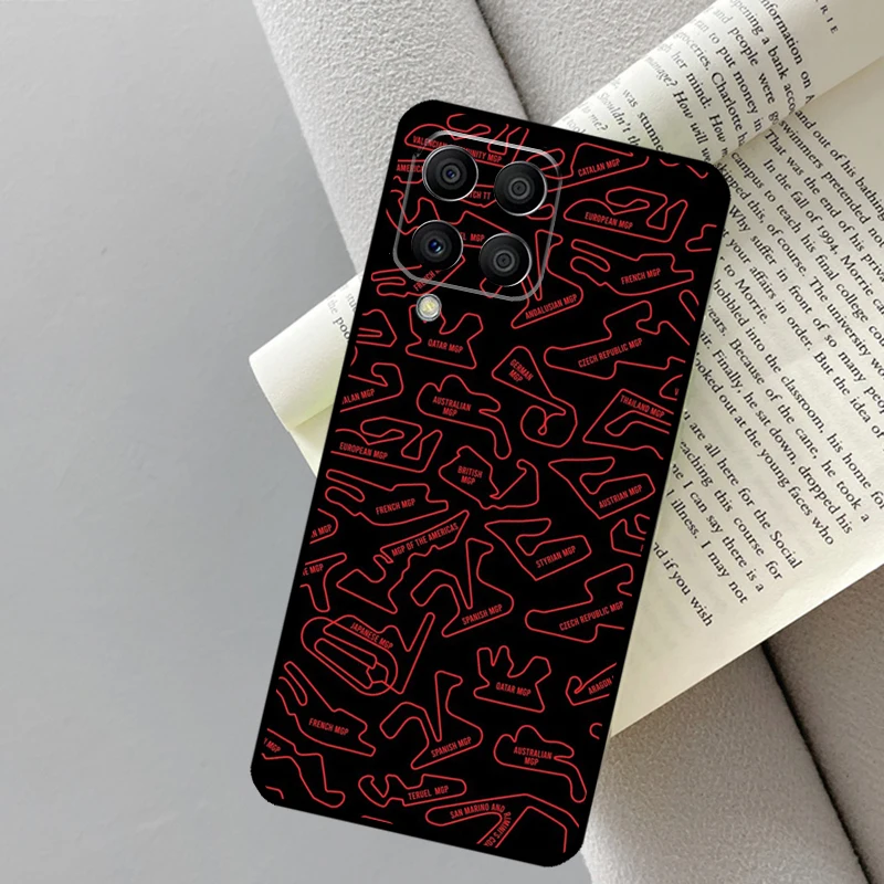 Moto Race Tracks Design Phone Case