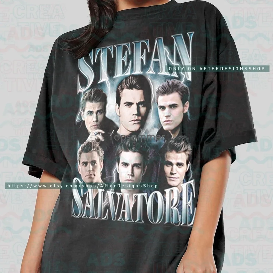 Stefan Salvatore Shirt Ads209 The Vampire Diaries Paul Wesley Tv
