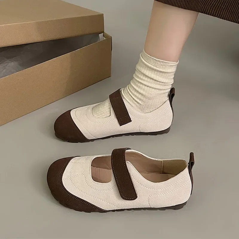 

Женские замшевые туфли на плоской подошве, повседневные прогулочные туфли, лето 2024