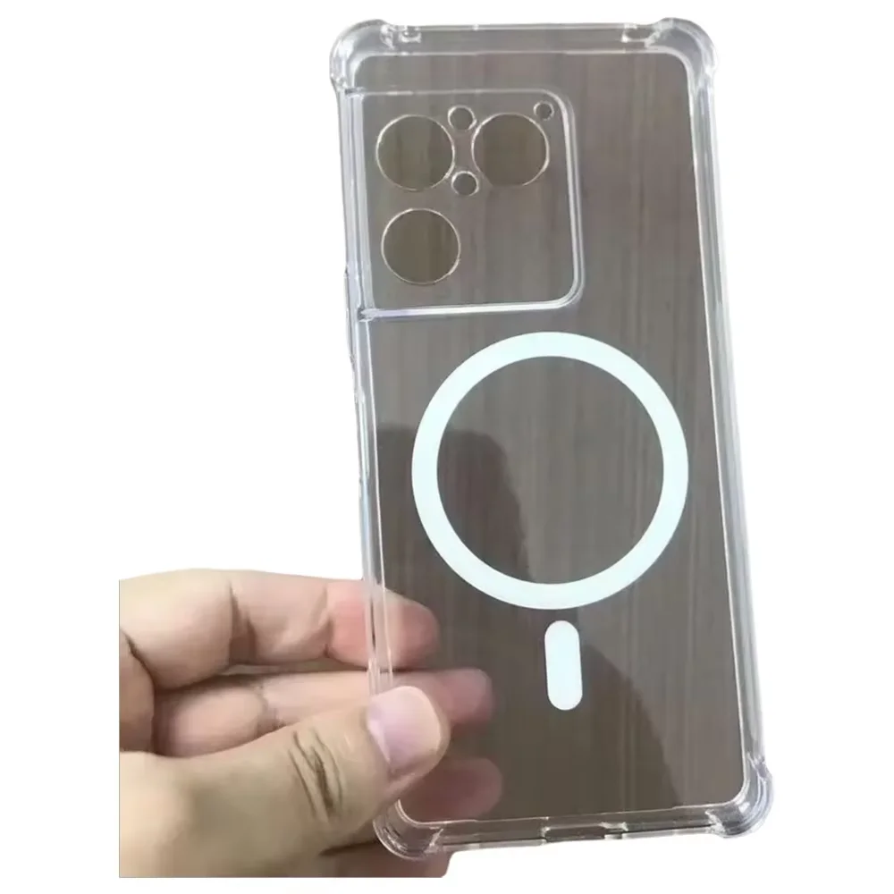 Soft Magnetic Shockproof TPU Silicone Phone Case