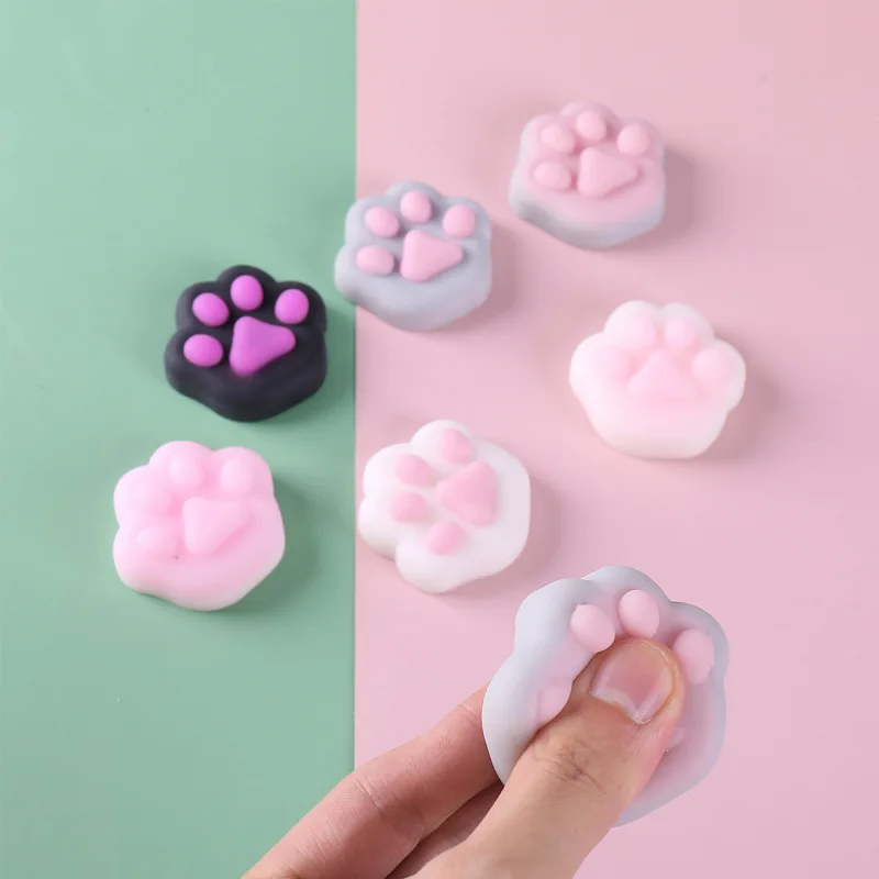 Squishy Squeeze Toys Small Animal Cat Paw Toy Gifts for Kids Party Favors Mini Supper Cute Stress Relief Toy J54 4