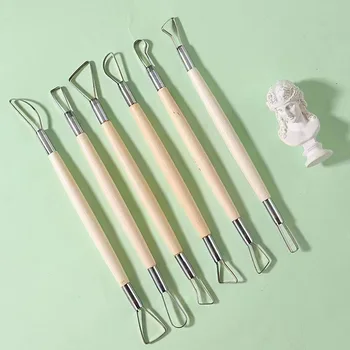 Wooden Clay Carving Set 1
