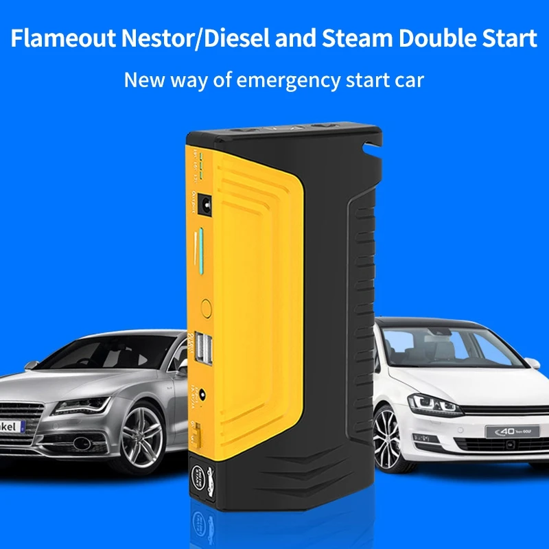 12V Car Jump Starter 16800mAh Power Bank Car Booster Charger Portable Auto Starting Device Emergency Battery Starter