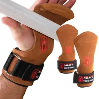 Dumbbell Horizontal Bar Gym Gloves Palm Protector Strap for Sports Weight Lifting Training Crossfit Fitness Bodybuilding Workout 1