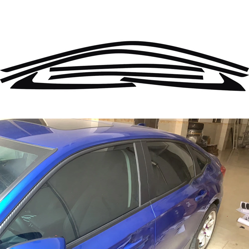 

Side For Window Chrome Delete Cover Decal High Grade Vinyl Material For Honda For Civic Sedan 2022 2023 (SIDE For WINDOW TRIM ON