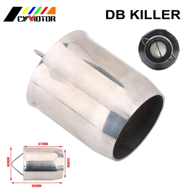 Universal Auspuffrohr DB Killer 51mm - Edelstahl Schalldämpfer Für Motorräder