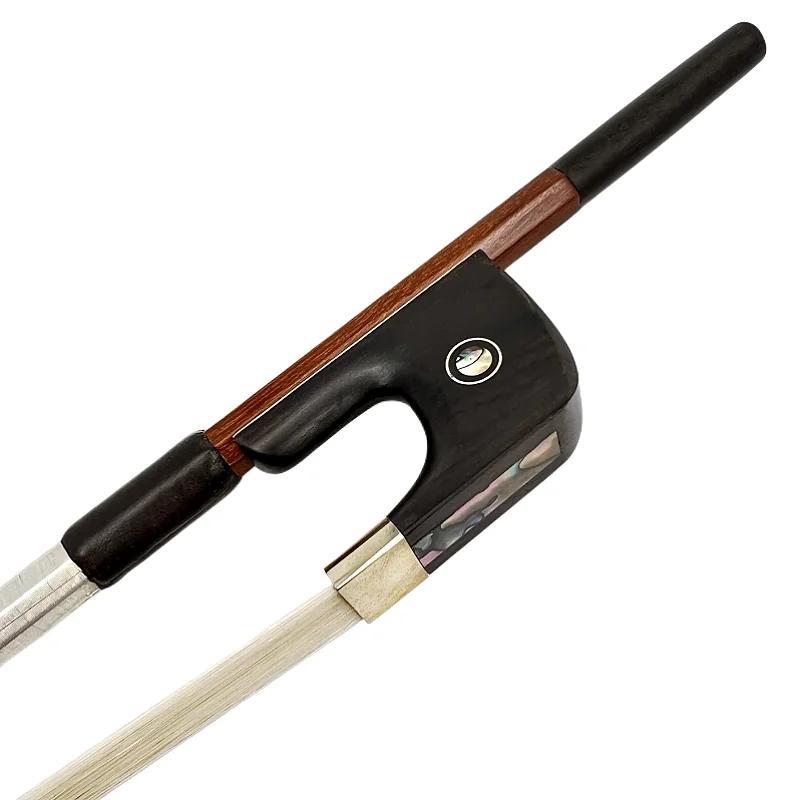 France/Germany style brazilwood upright double bass bow 3/4 4/4 white Horsehair 1 pcs