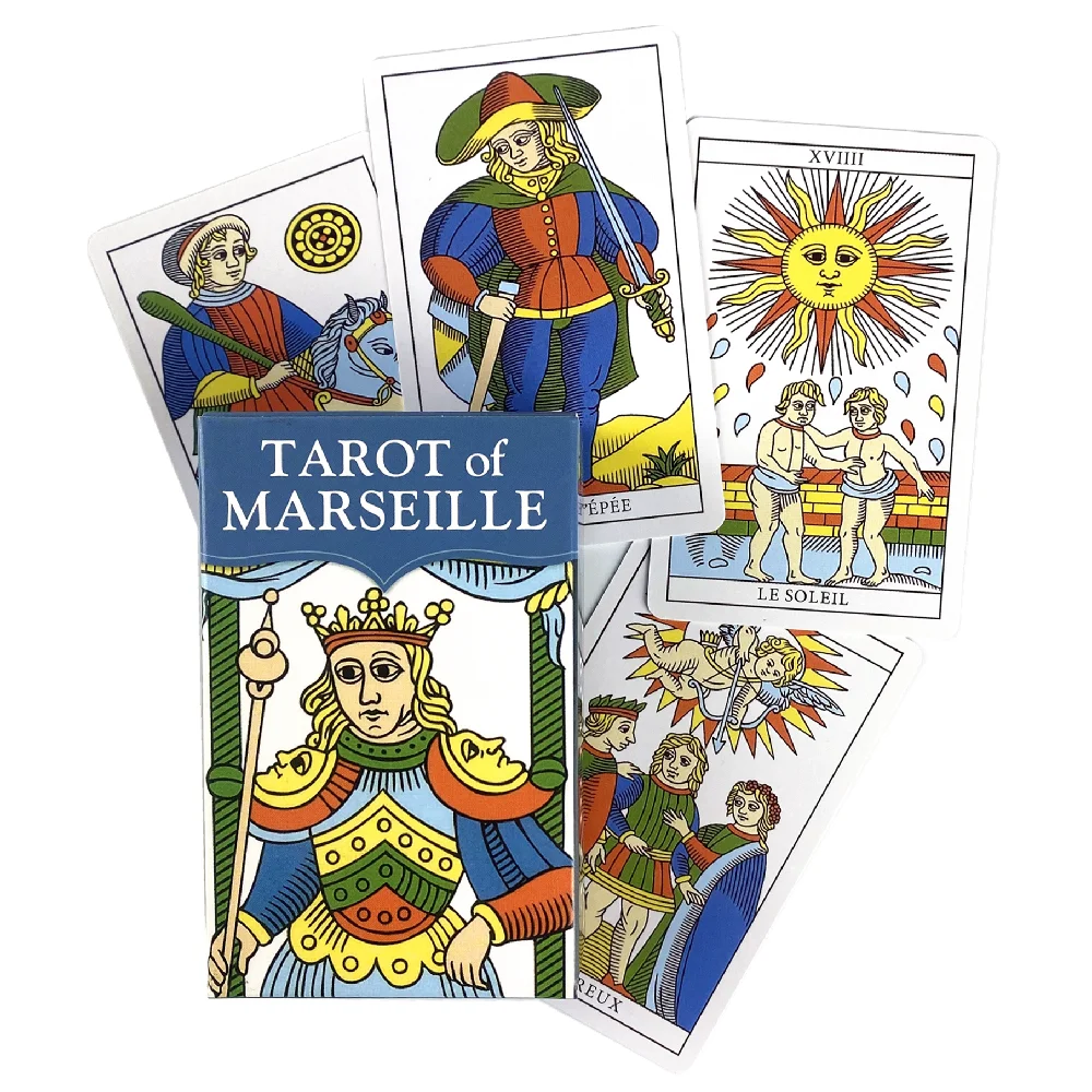 

Mini Size Tarot Of Marseille Full English Family Party Board Game Oracle Divination Deck