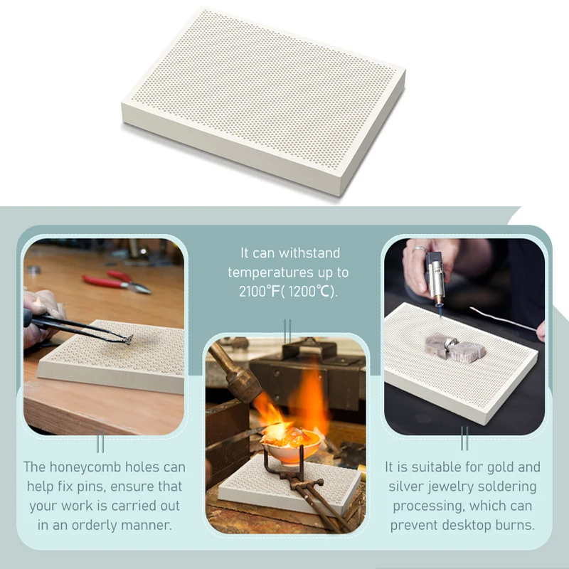 1pcs Ceramic Insulation hot board Special needle for honeycomb ceramic plate welding plate with hole casting tool heating