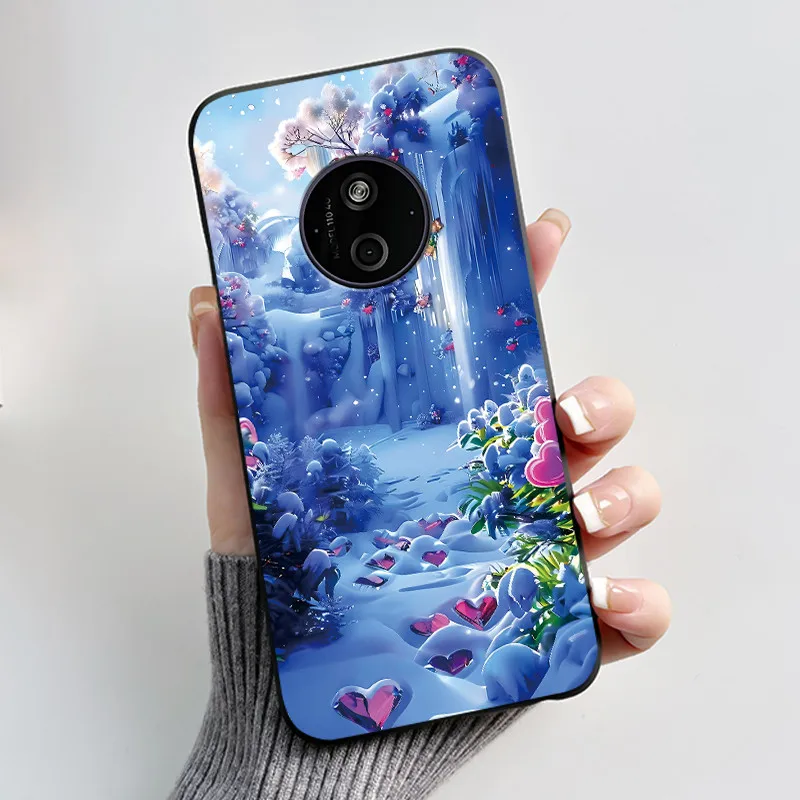 Aesthetic Fashion Cat Astronaut Black Protective TPU Silicone Soft Case Cover