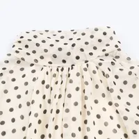 Women Polka Dot Print Blouse Casual High Collar Long Sleeve Lady Top Simple Women's Blouse Female Shirts & Blouses - Image 4