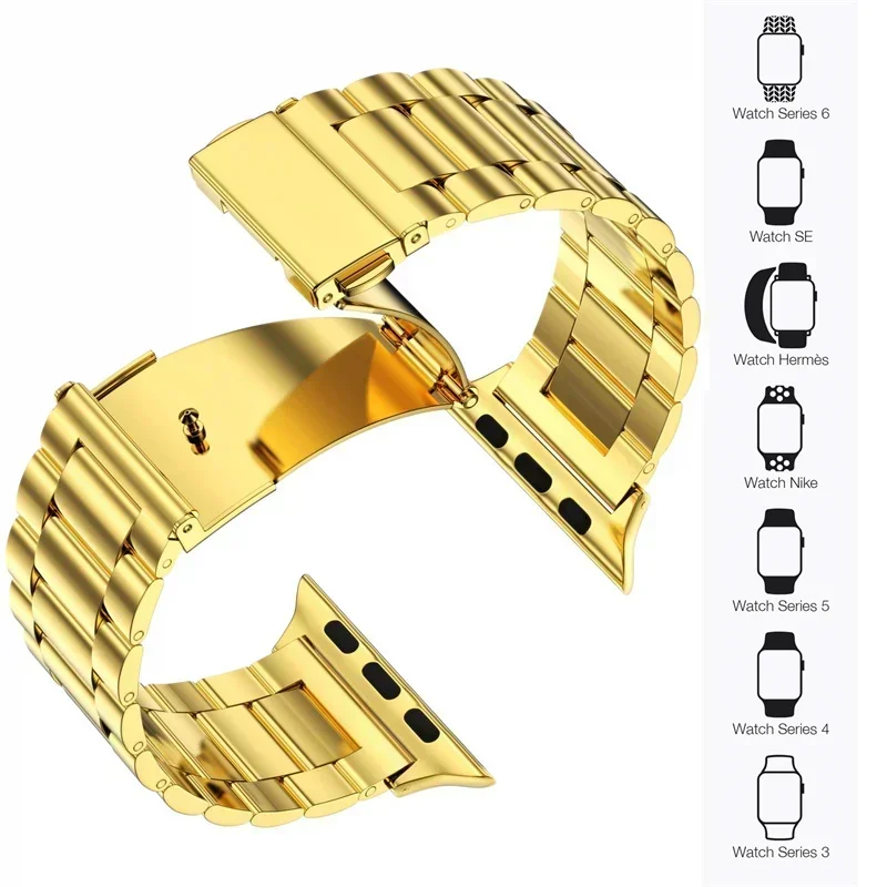 Für Apple Watch Band 41mm 40mm 44mm 46mm 38mm 42mm 45mm Metall iWatch Band mit Gehäuse für Apple Watch Serie 10 9 8 7 6 5 4 3 SE – Detail 25