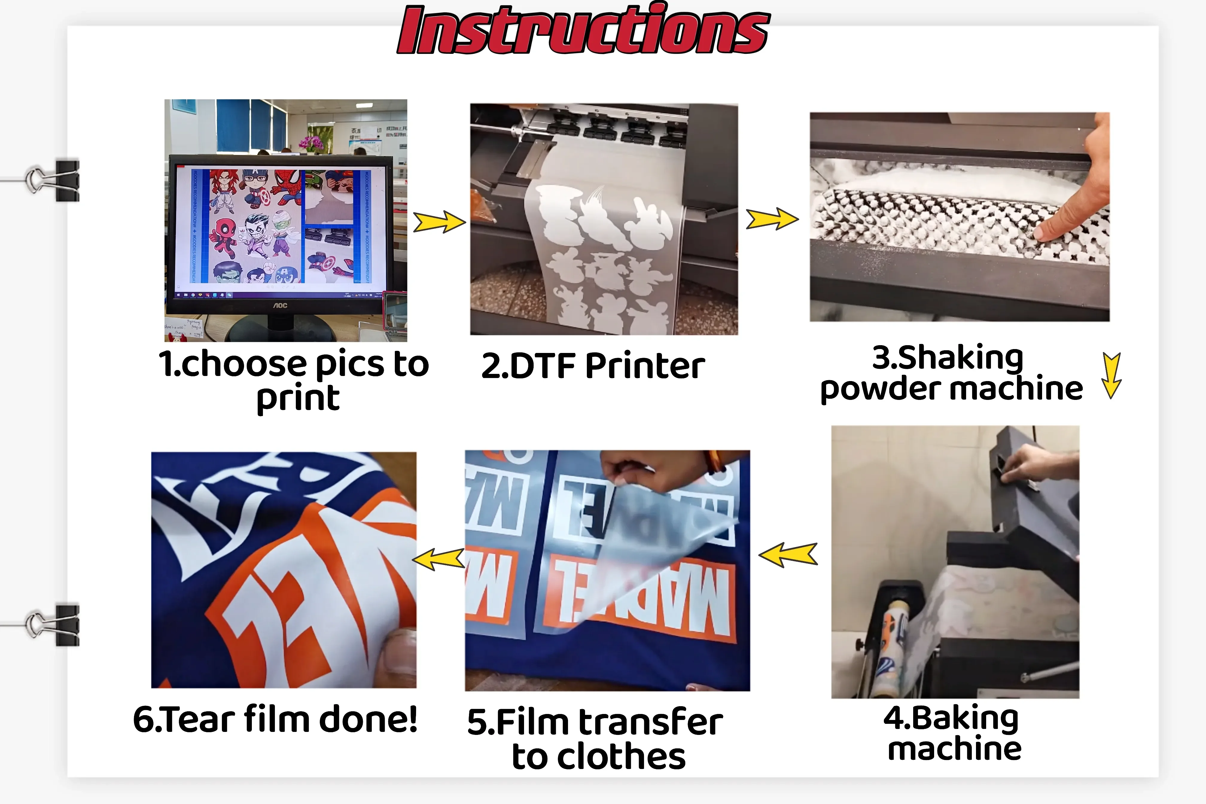 Dtf para Impressão de Filme de Transferência Direta Impressão a Tinta Impressão de Filme Pet Transferência para Pano 1kg pó - Imagem 2