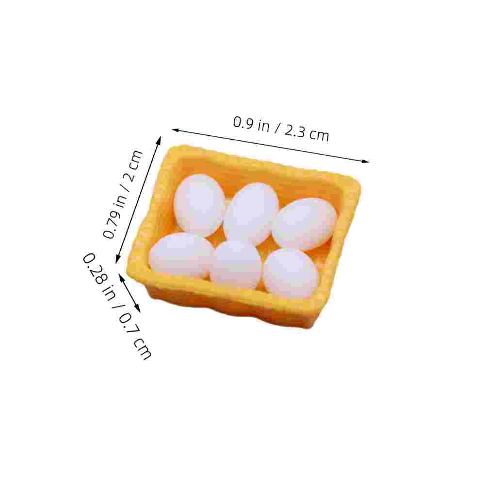 

3 Sets Egg Model Photo Shoot Props Artificial Photography for Photoshoot Plastic