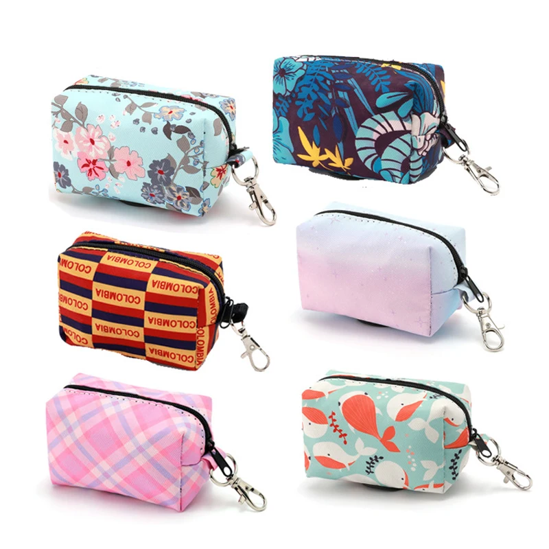 Protable Dog Poop Bag Holder Sacchetti Biodegradabili Dispenser Puppy Cat Pick Up Poop Bag Pouch Waste Bag Carrier Accessori Per Esterni