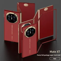 Premium Hard Cover - Ultra Thin Frame Protection with Clear Back for Plastic (Red)