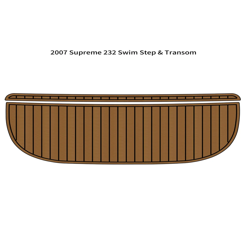 2007 Supreme 232 Swim Platform Step Pad Boat EVA Foam Faux Teak Deck Floor Mat бинокль konus supreme 2 10x26 wa