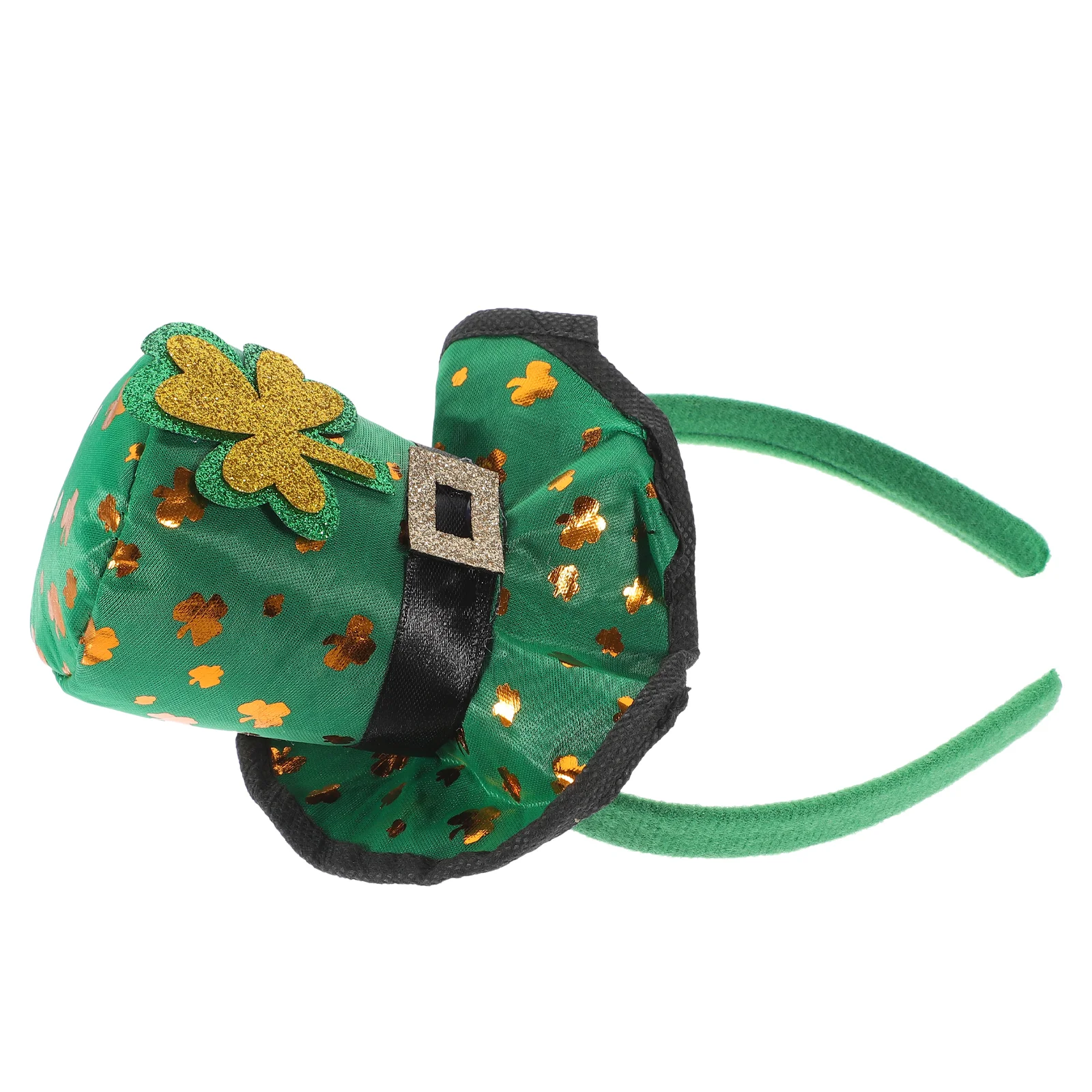 

St Patrick's Day Hair Hoop Festive Hat Shape Hair Clasp Party Supply Headband