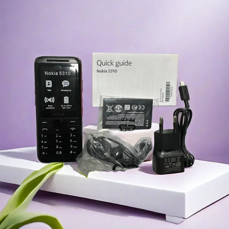 N0kia 5310  dual-mode elderly mobile phone button student network function backup phone free lifetime warranty