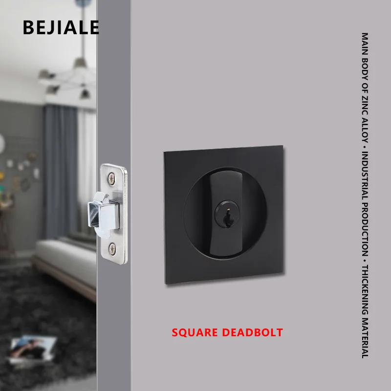 Hot Style Sliding Door Lock Kitchen Balcony Sliding Door Lock Household Double Hook Embedded Invisible Bathroom Single Hook