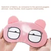 Cute Cartoon Face Sleep Eye Mask Ice Hot Compress Eye Cover Sleeping Mask Cold Pack Gel Eye Band Travel Rest Eyepatch Blindfolds 4