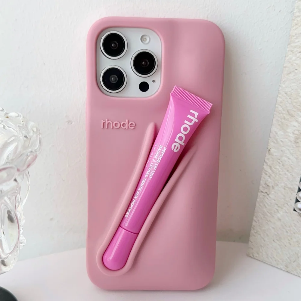 rhode iPhone16proケース＋リップティントsalty tanセット rhode iPhone 16pro 携帯ケース＋リップsalty tan