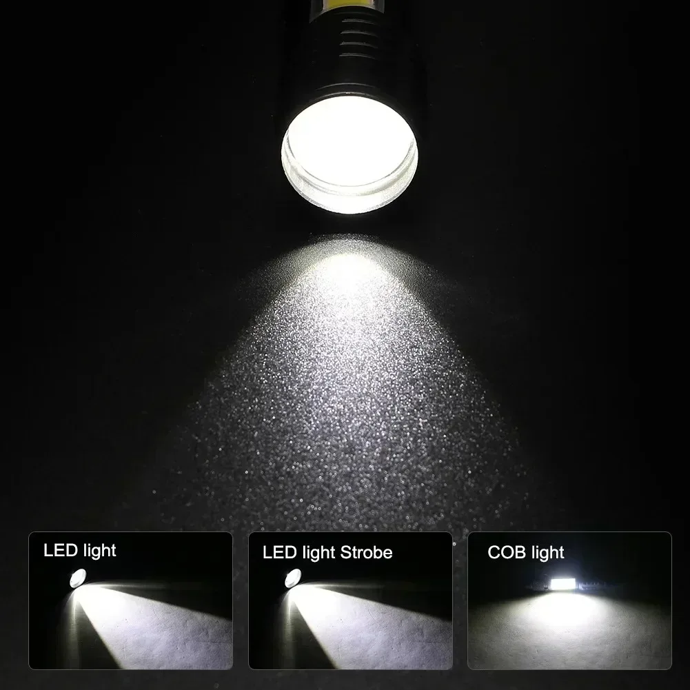 Wiederaufladbare LED-Taschenlampe 100000LM Superhelle Taktische Langstrecken-Taschenlampe Wasserdicht für Outdoor-Camping Angeln Laterne – Detail 17