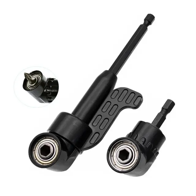 Foret magnétique à tige hexagonale 105 degrés 1 4, tournevis d'extension d'angle, tournevis d'angle, accessoires pour outils électriques 1