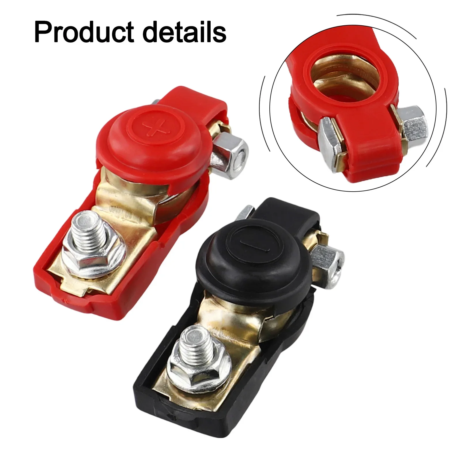 Battery Bornes Terminal Auto Battery Connector Color Coding System Easy To Install As Shown In The Picture Replacement