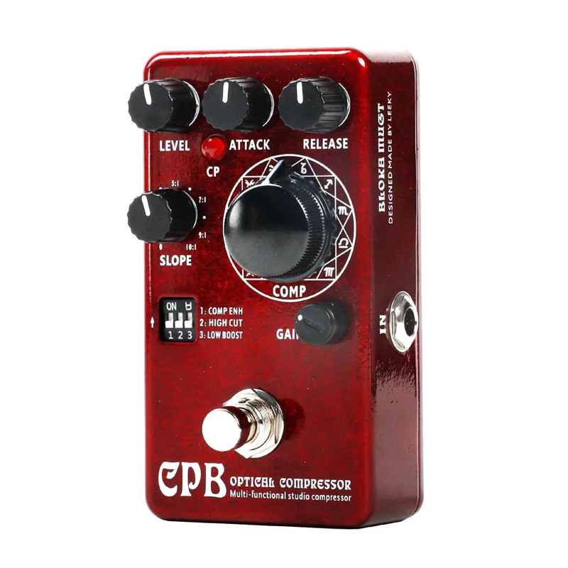 Leeky Optical Analog Compressor Pedal,CPB Electric Guitar
