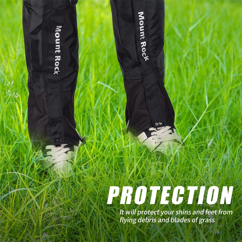 1 Pair Trimmer Brush Leg Gaiters Snake Bite Protection for Lower Legs Adjustable Boots Cover Legging Gaiter for Outdoor Hiking leg gaiters
