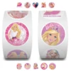 500/2000PCS Anime Barbie Stickers Kawaii Pikachu Charizard Round Seal Stickers Rolls Stickers Graffiti Luggage Stickers Toys 1