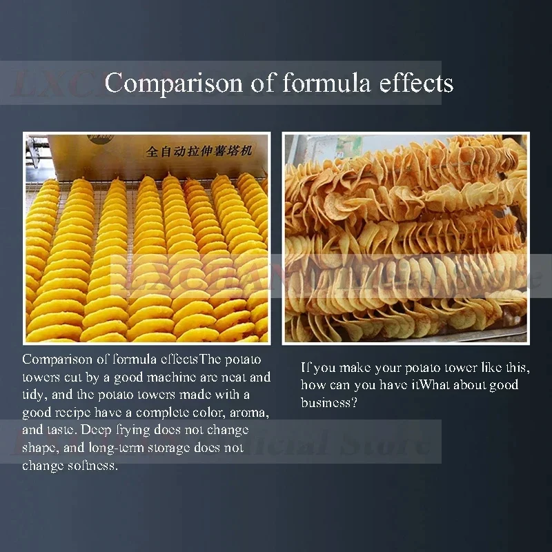 HomeWise Commercial Spiral Potato Making Machine Potato Twister Automatic Stretch Stick Maker Food Processor