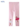 Little maven 2025 New Baby Girls Colorful Cartoon Ballet Leggings Cotton Lovely Trousers Soft and Comfort for Kids 2-7 year