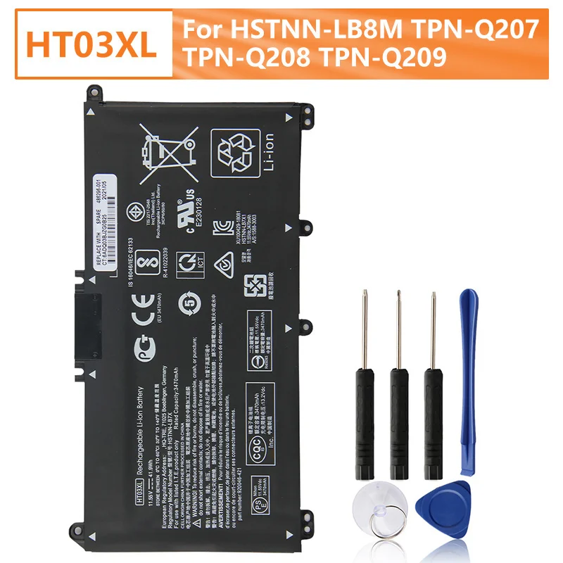 Batteria Del Computer Portatile Ht03Xl Hstnn-Lb8M Per Hp 250 G7 255 G7 Tpn-Q207 15Q-Ds0000Tx 14-Ce0020Tx Hp Star 14 Serie 3470Mah