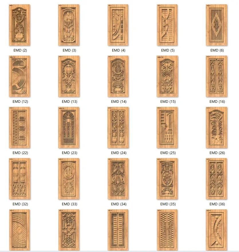 100pcsEmbossingDoorDesignRelief3DCNCDoor3DembossedRelief