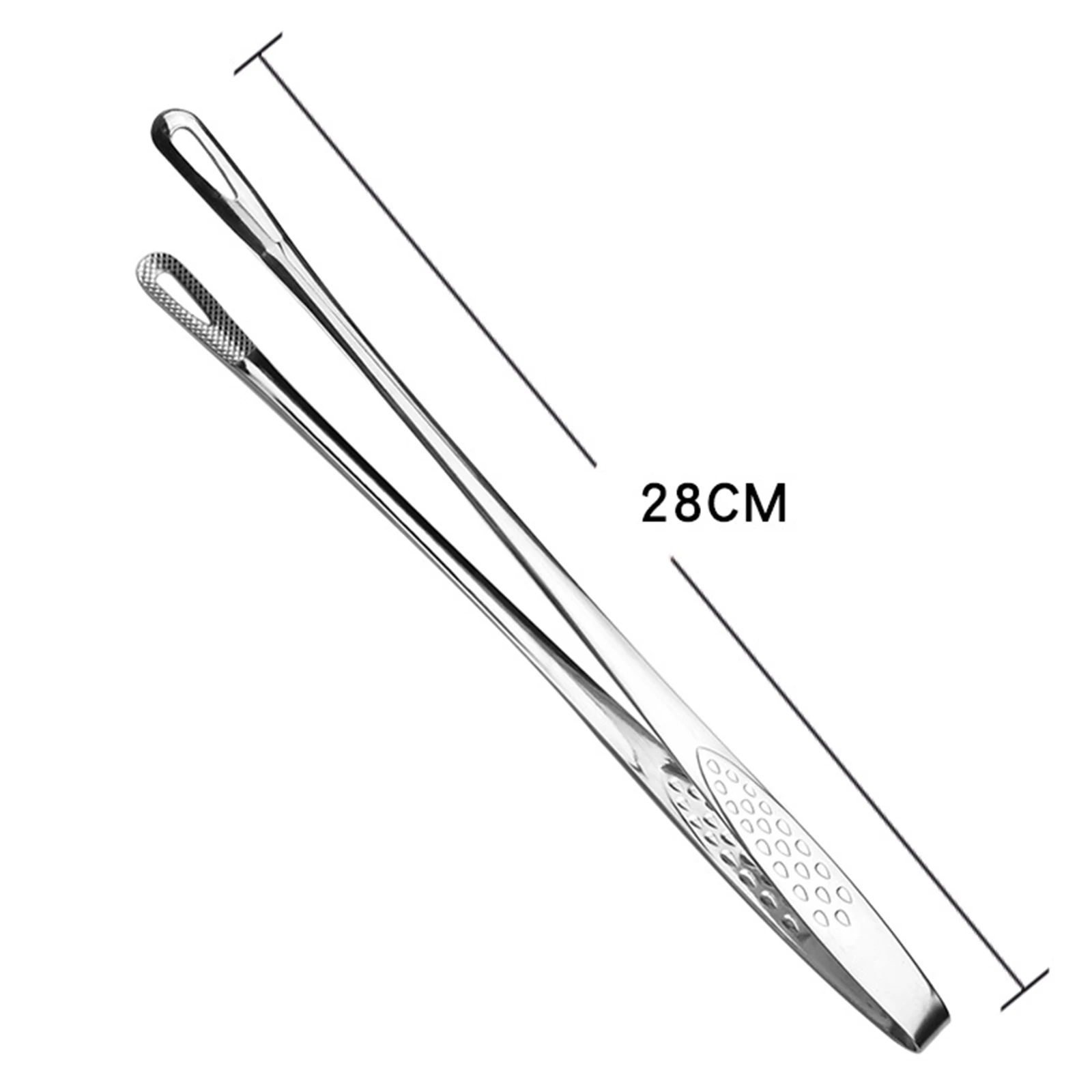 Stainless Steel BBQ Tongs Tweezer Nonstick Bread Clip Food Tongs Kitchen Cooking for BBQ Meat Sea Food Cooking Buffet food tongs