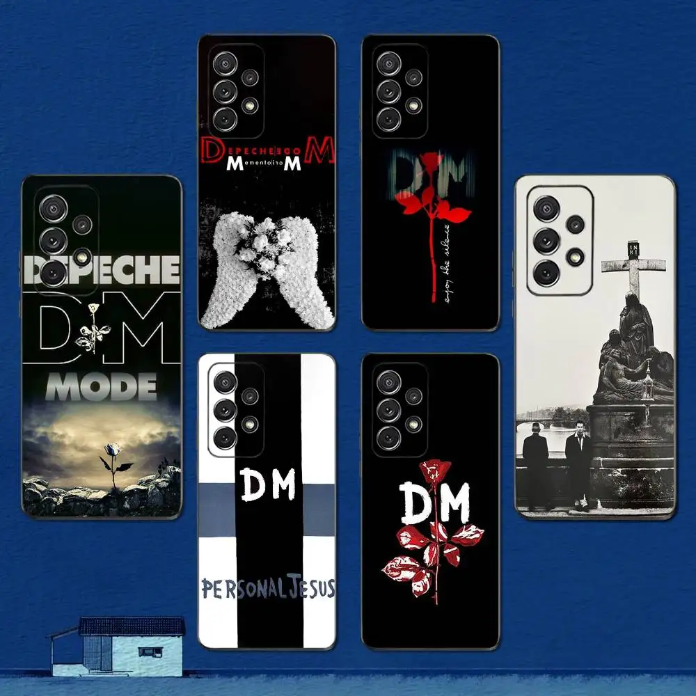 Depeche Mode Inspired Cool Soft Silicone Black Phone Case