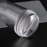 Transparent Nail Stamper With Scraper 2pcs Jelly Silicone Head Stamp for French Nails Printing Nail Art Stamping Plate Manicure 2