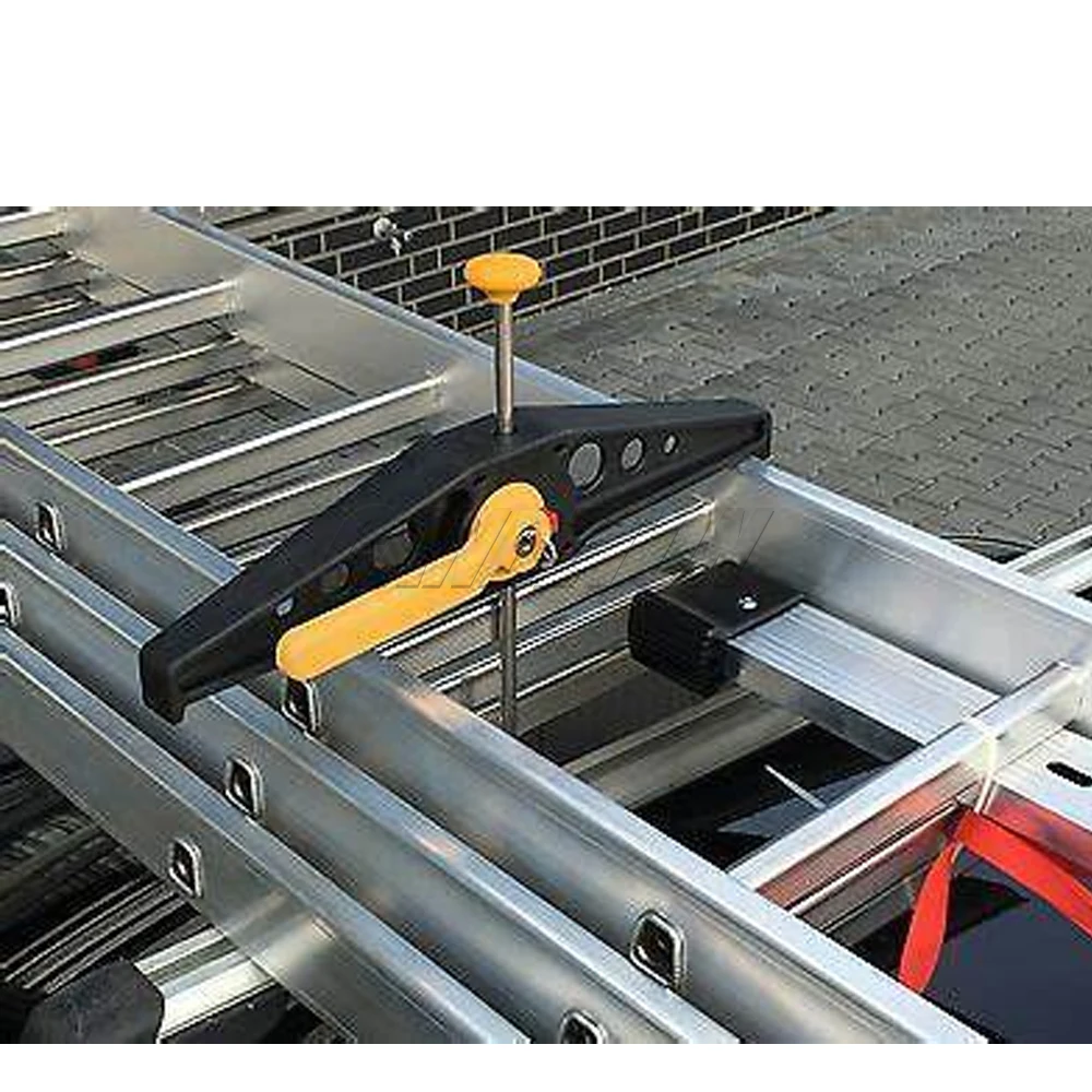 FOR Locking Lockable Roof Bar Ladder Clamps Adjustable 1 Pair