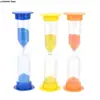 1/2/3 Minute Colorful Hourglass Sandglass Sand Clock Timers Sand Timer Shower Timer Tooth Brushing Timer Children Home Decors 3