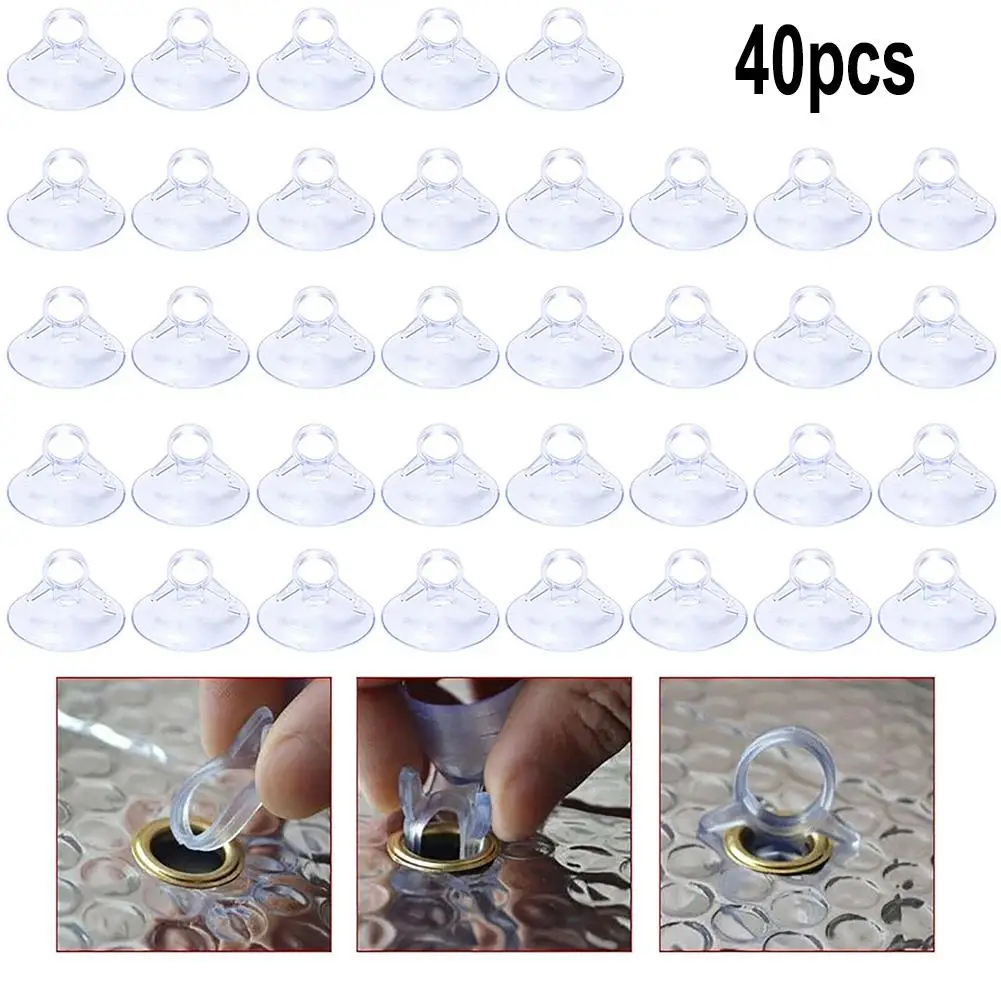 

40x 45mm Plastic Suckers PVC Suction Cup Glass Decoration Suction Cup Wedding Car Suction Cup Household Daily Necessities