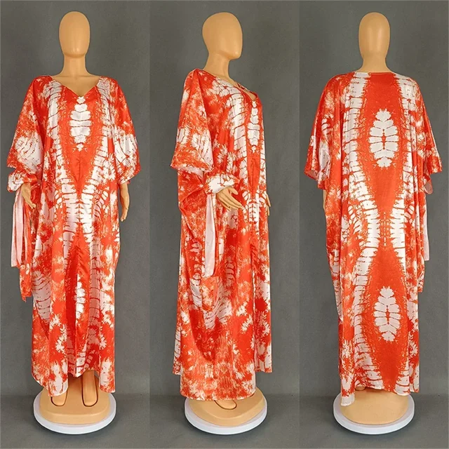 Robes africaines pour femmes Hijab caftan imprimé ample Boubou Robe afrique vêtements Ankara Dashiki dubaï Abaya écharpe Robe Caftan Robe