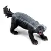 Honey Badger Figurine Realistic Simulation Wild Animal PVC Miniature Honey Badger Educational Toy for Kids 5